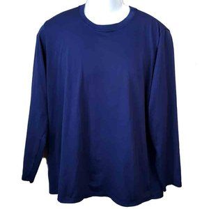 Patagonia Capilene Shirt Navy Blue Long Sleeve Crewneck Men's Slim XL